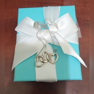 Tiffany & Co Triple Heart 18" Necklace
